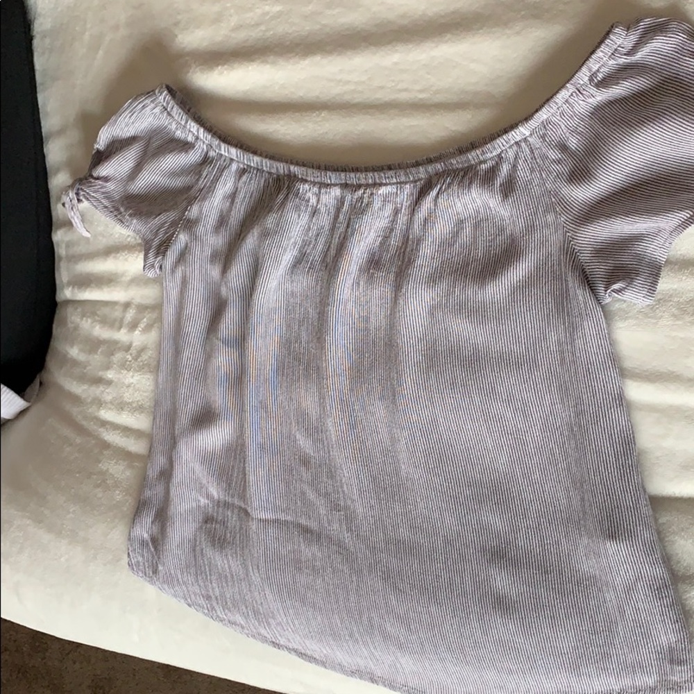 Off the shoulder shirt